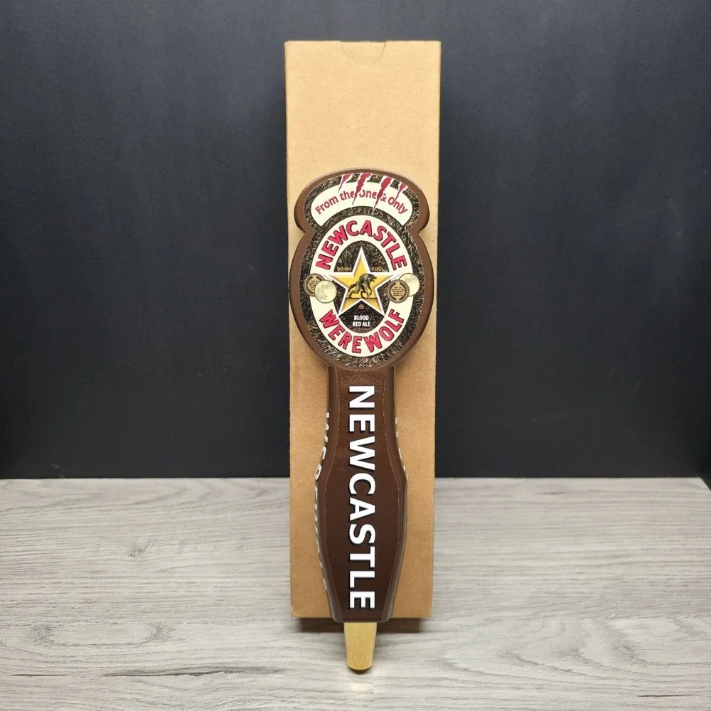 Newcastle Werewolf Blood Red Ale Tap Handle - New In Box